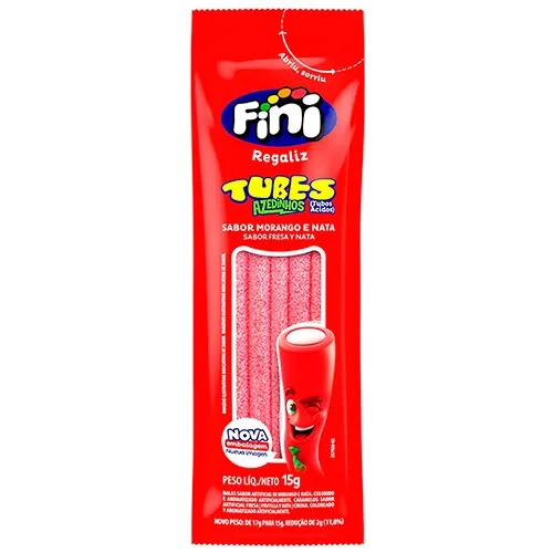 FINI TUBES 15G MORANGO CITRICO