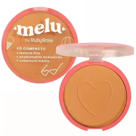 RUBY ROSE PO COMPACTO MELU ME100 HB853-2