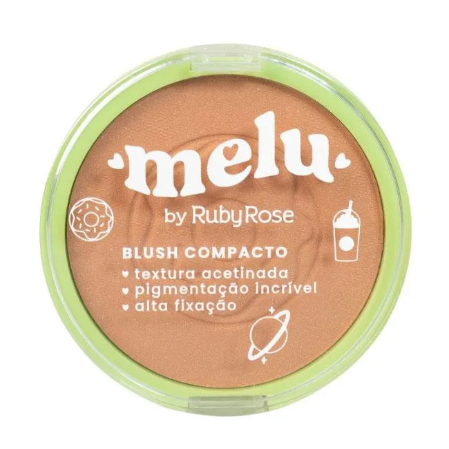 RUBY ROSE BLUSH COMPACTO MELU CARAMEL RR871