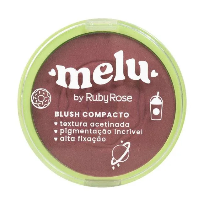 RUBY ROSE BLUSH COMPACTO MELU GRAPE RR871