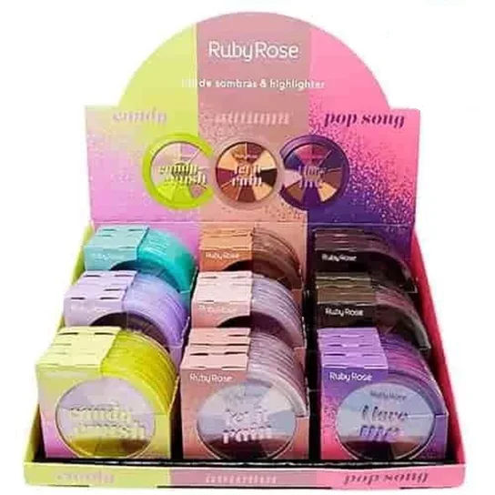 RUBY ROSE PALETA SOMBRA HB1075 BOX36
