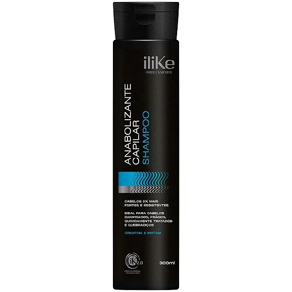 ILIKE SHAMPOO 300ML ANABOLIZANTE CAPILAR