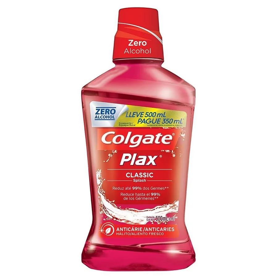 COLGATE PLAX ANTISSEP 500ML CLASSIC L500P350
