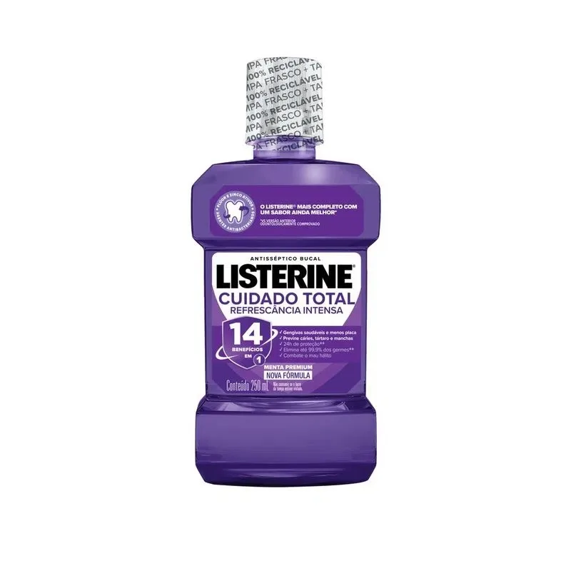 LISTERINE ANTISSEP BUCAL 250ML CUIDADO TOTAL