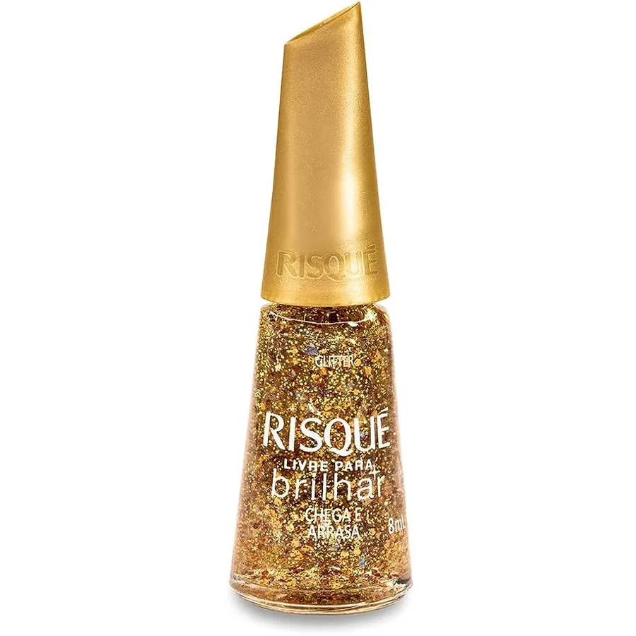 RISQUE ESM 8ML GLITTER CHEGA ARRASA