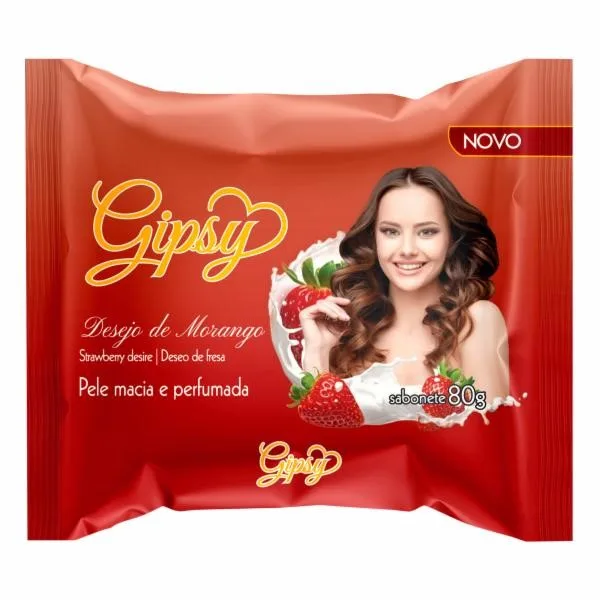 GIPSY SABONETE 80G DESEJO MORANGO