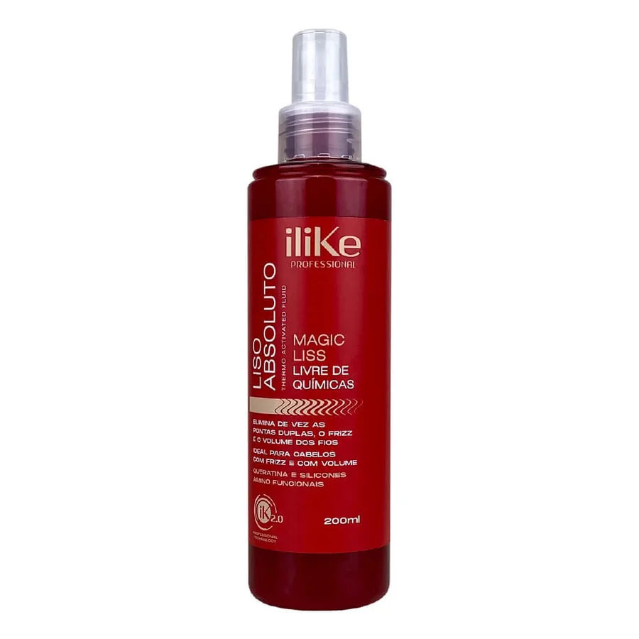 ILIKE FLUIDO TERMOATIVO 200ML LISO ABSOLUTO