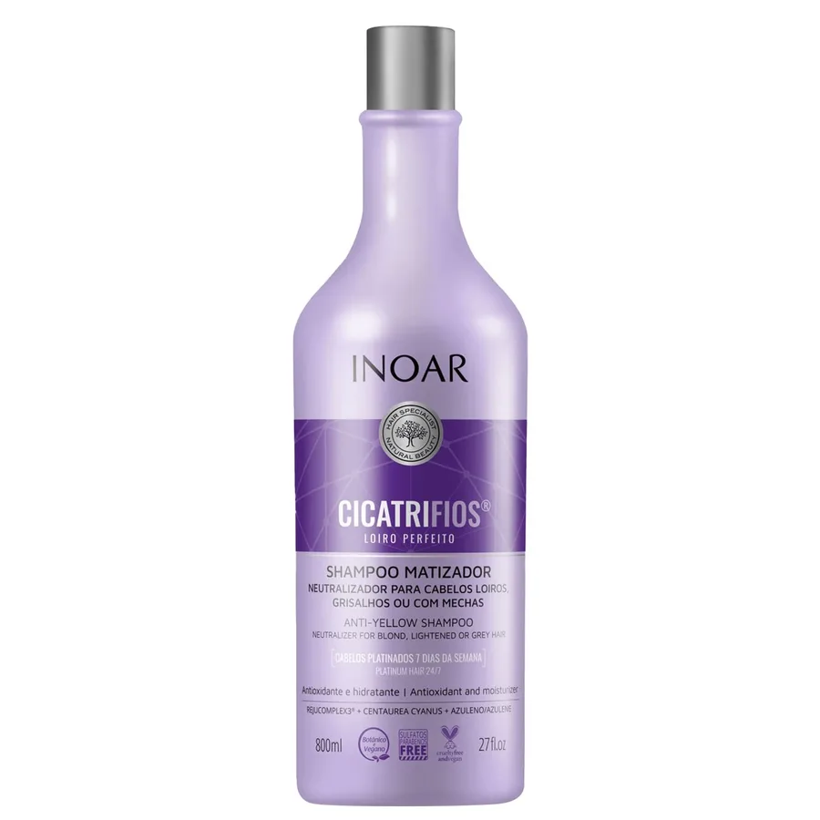 INOAR SH 800ML CICATRIFIOS MATIZADOR