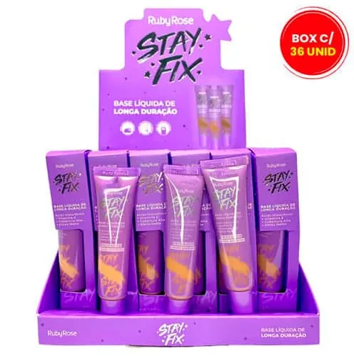 RUBY ROSE BASE LIQUIDO STAY FIX UN CORES HB873-3