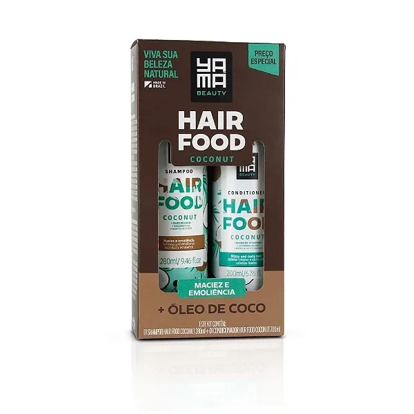 YAMA KIT SH+COND HAIR FOOD COCONUT