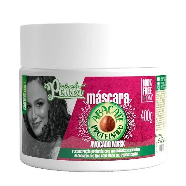 SOUL POWER MASC 400G ABACATE AVOCADO MASK
