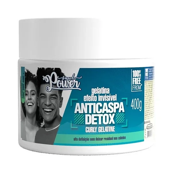 SOUL POWER GELATINA 400G EFEITO INVIS ANTICASP DET