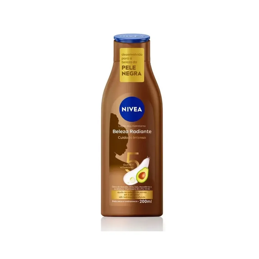 NIVEA HIDRATANTE 200ML PELE NEGRA CUID INTENSO