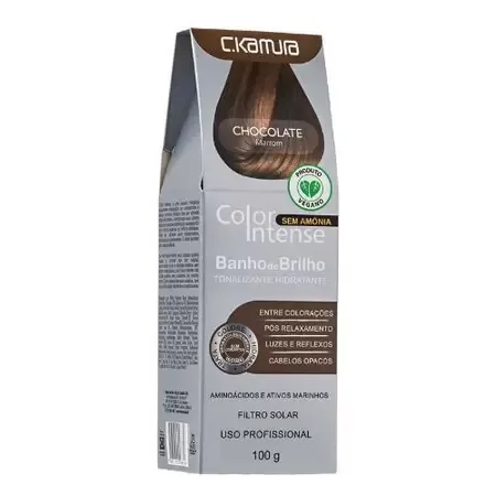 C KAMURA TONALIZANTE COLOR 100G INTENSE CHOCOLATE