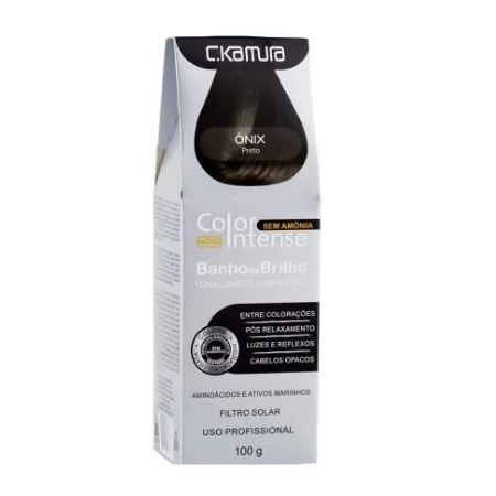 C KAMURA TONALIZANTE COLOR 100G INTENSE ONIX