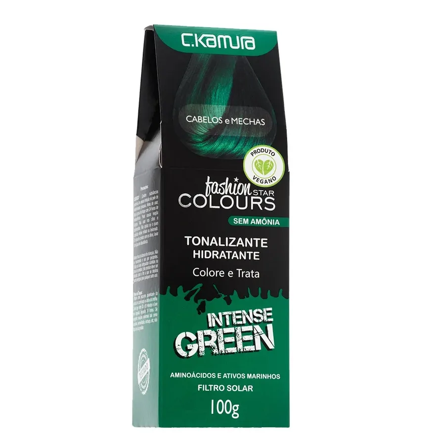 C KAMURA TONALIZANTE COLOR 100G INTENSE GREEN