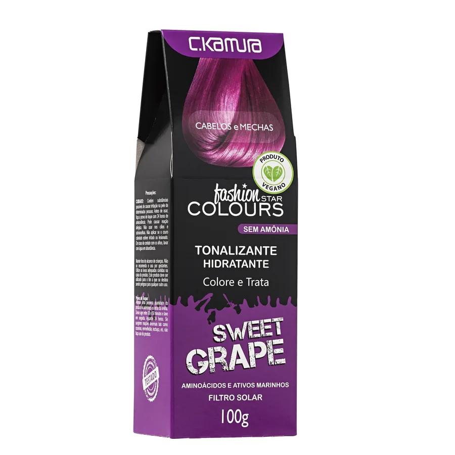 C KAMURA TONALIZANTE COLOR 100G INTENSE SWEET GRAP
