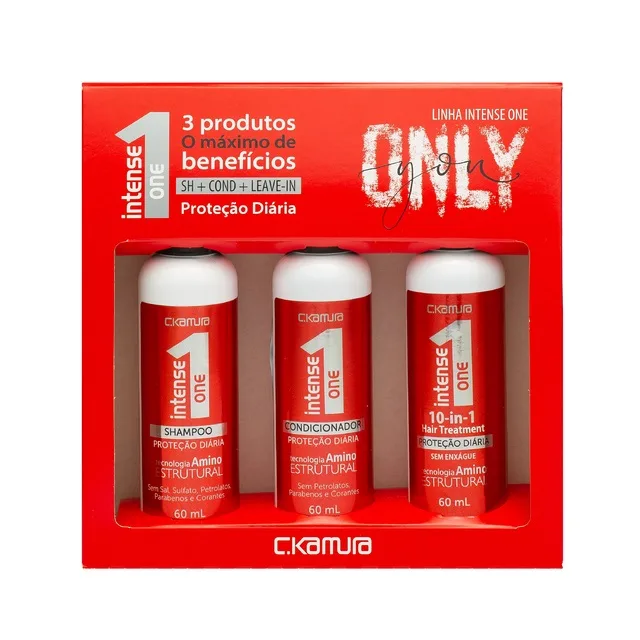 C KAMURA KIT PROTECAO DIARIA 180ML INTENSE ONE