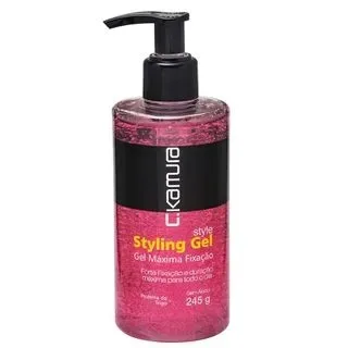 C KAMURA GEL STYLING 245G MAXIMA FIXACAO