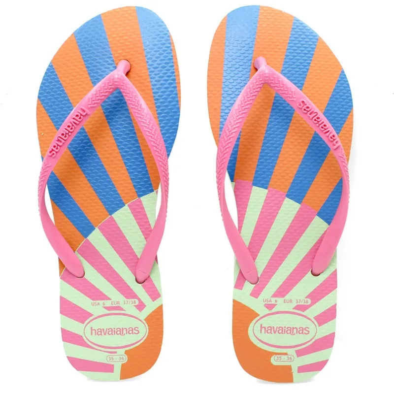 HAVAIANAS SLIM 39/40 HARMONY CITRONE