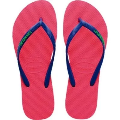 HAVAIANAS SLIM LOGO 37/38 PINK PARAD