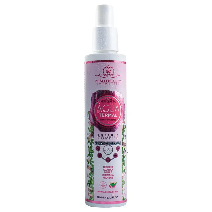 PHALLEBEAUTY AGUA TERMAL 190ML ROSA MOSQ PH0569