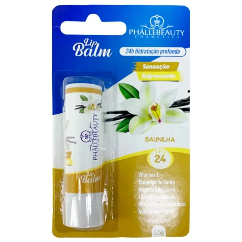 PHALLEBEAUTY LIP BALM FPS 24 BAUNILHA PH0691