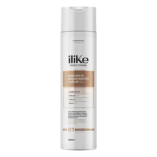 ILIKE MASCARA 1KG REALINHAMENTO CAPILAR