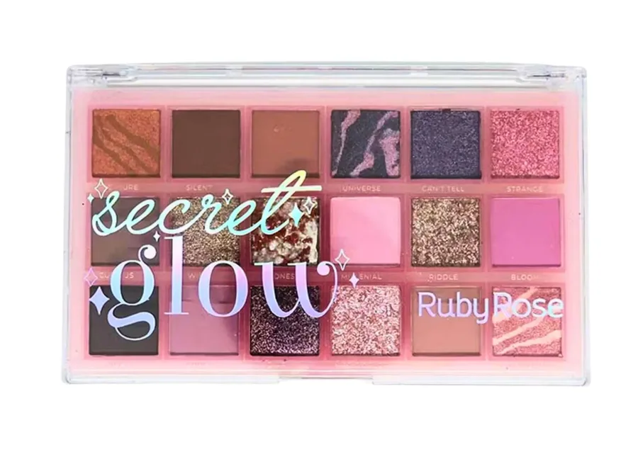 RUBY ROSE PALETA SOMBRA SECRET GLOW HB1084