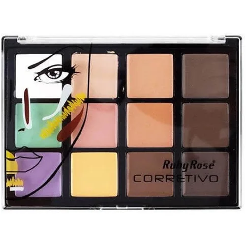 RUBY ROSE PALETA CORRETIVO LIGHT HB8087-1