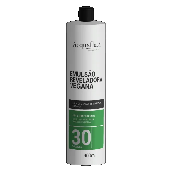 ACQUAFLORA EMULSAO 900ML REVEL VEGANA 30VOL