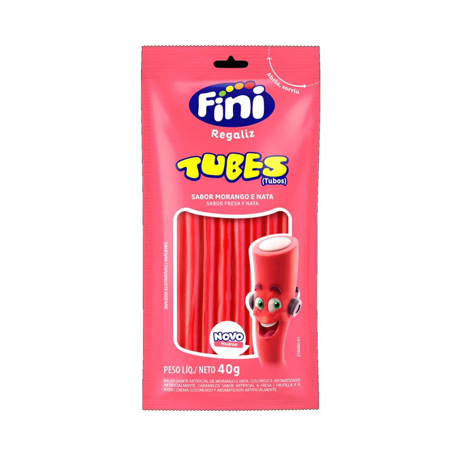 FINI TUBES 40G MORANGO