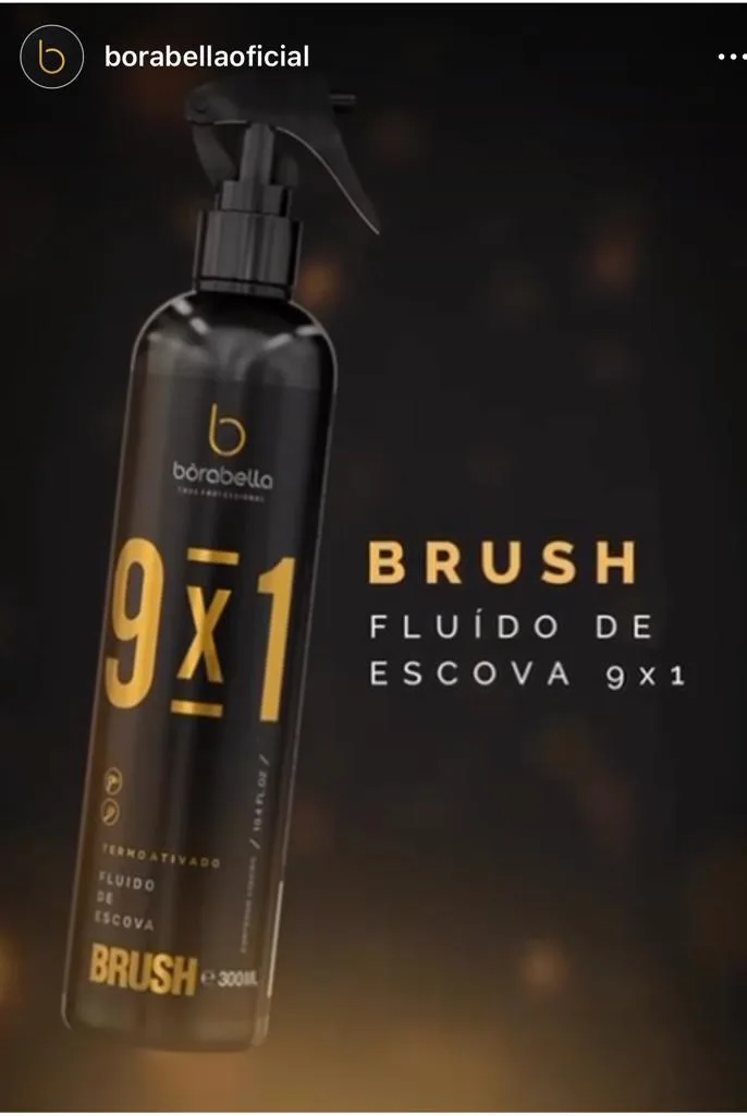 BORABELLA FLUIDO TERMOATIVO 300ML BRUSH 9X1