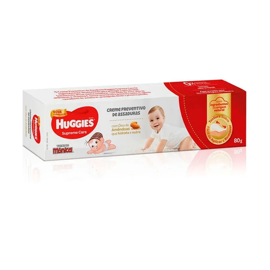 HUGGIES CREME ASSADURA 80G AMENDOAS