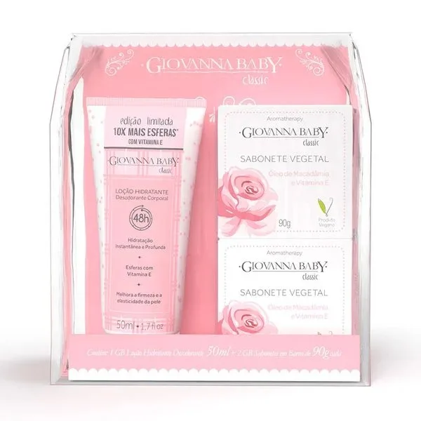 GIOVANNA BABY KIT CLASSIC HID 50ML + 2 SAB VEG 90G