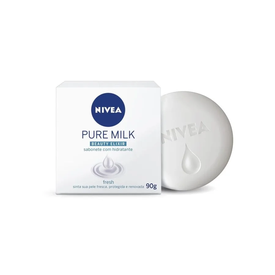 NIVEA SABONETE 90G PURE MILK FRESH