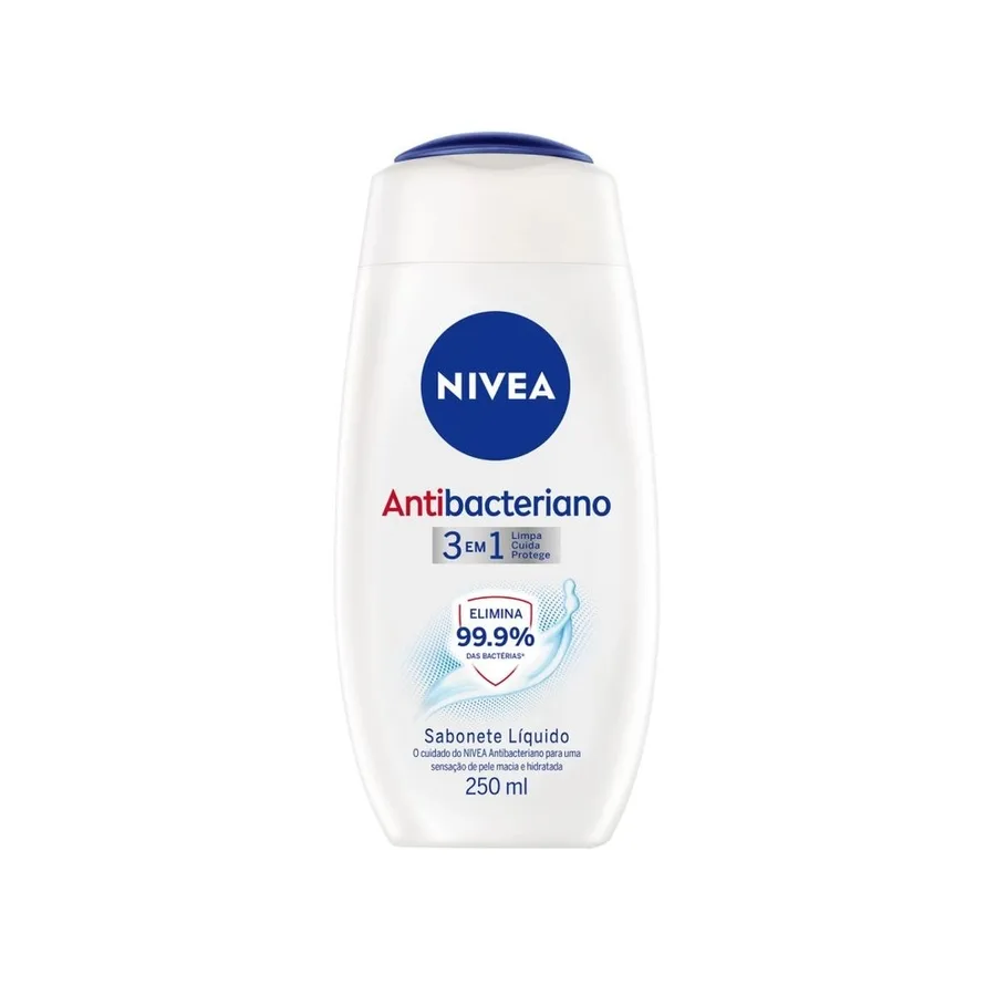 NIVEA SABONETE 250ML ANTIBACTERIANO 3 EM 1