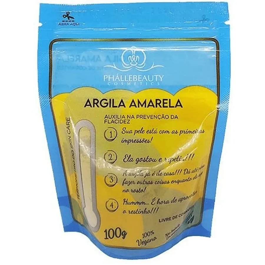 PHALLEBEAUTY ARGILA 100G AMARELA