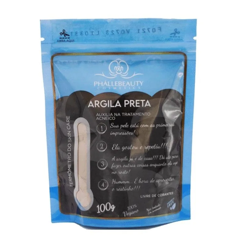 PHALLEBEAUTY ARGILA 100G PRETA