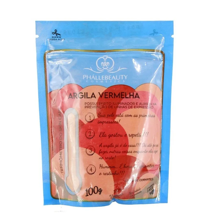 PHALLEBEAUTY ARGILA 100G VERMELHA