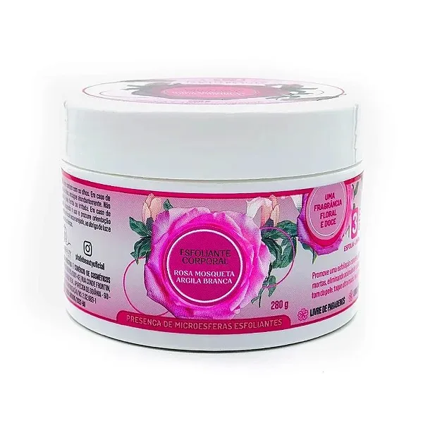 PHALLEBEAUTY ESFOLIANTE CORP 280G ROSA MOSQUETA