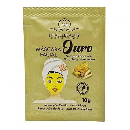 PHALLEBEAUTY MASCARA FACIAL 10G OURO