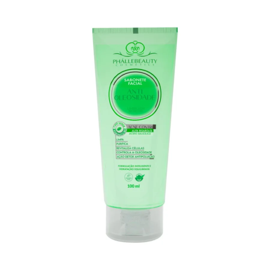 PHALLEBEAUTY SABONETE FACIAL 100ML ANTI OLEOSIDADE
