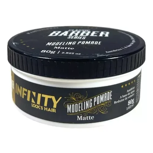 INFINITY POMADA BARBER 160G EFEITO MATTE