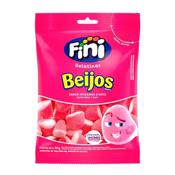 FINI BALA GEL 90G BEIJOS MORA