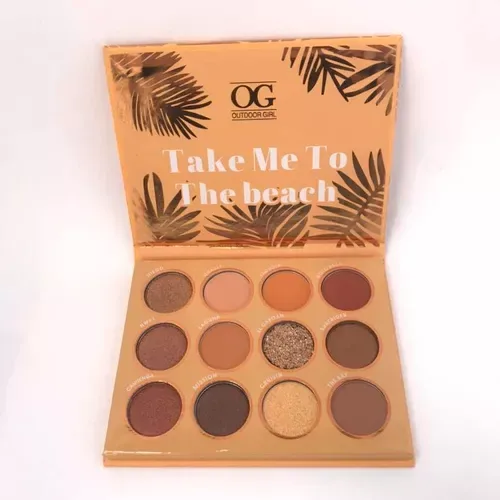 OG PALETA DE SOMBRAS 12 CORES TAKE ME DE7178