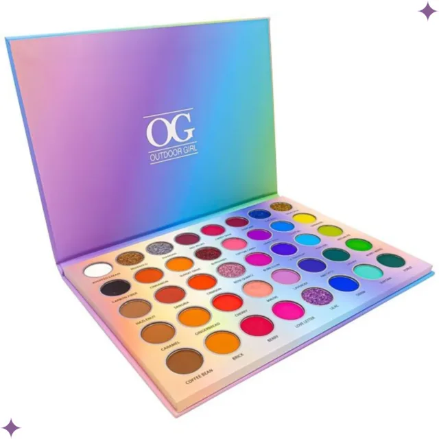OG PALETA DE SOMBRAS 40 CORES LIVING FULL DE7213