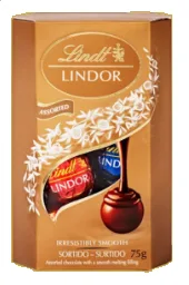LINDT LINDOR CHOCOLATE SORTIDOS 75G ASSORTED