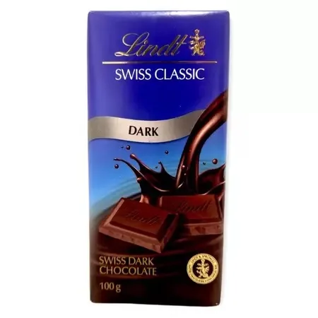 LINDT CLASSIC CHOCOLATE BARRA 100G DARK