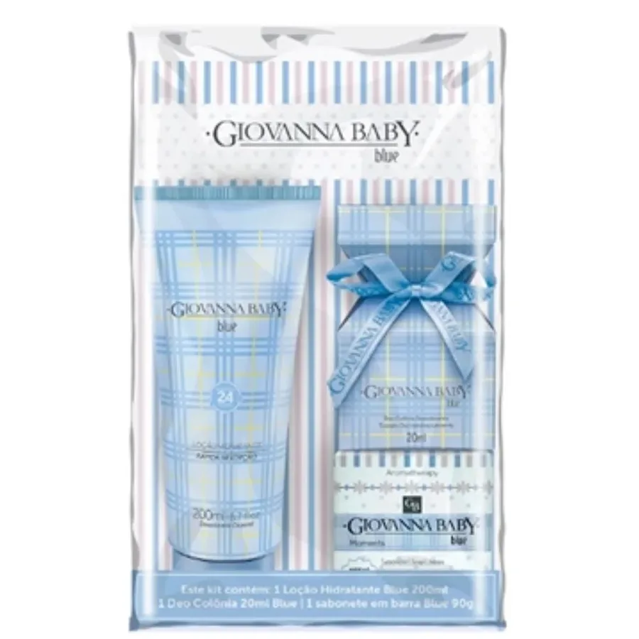 GIOVANNA BABY KIT BLUE HID 200ML+1COL+1 SAB 90G